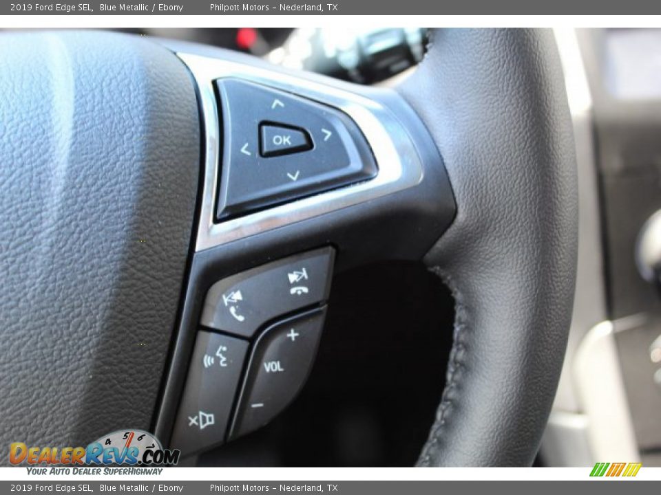 2019 Ford Edge SEL Blue Metallic / Ebony Photo #15