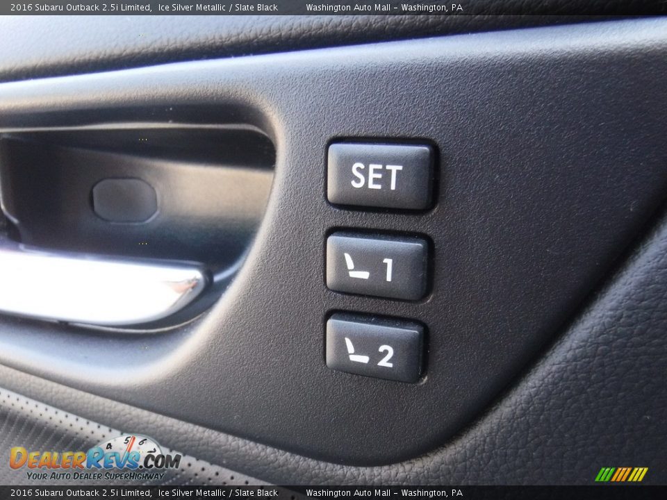 2016 Subaru Outback 2.5i Limited Ice Silver Metallic / Slate Black Photo #13