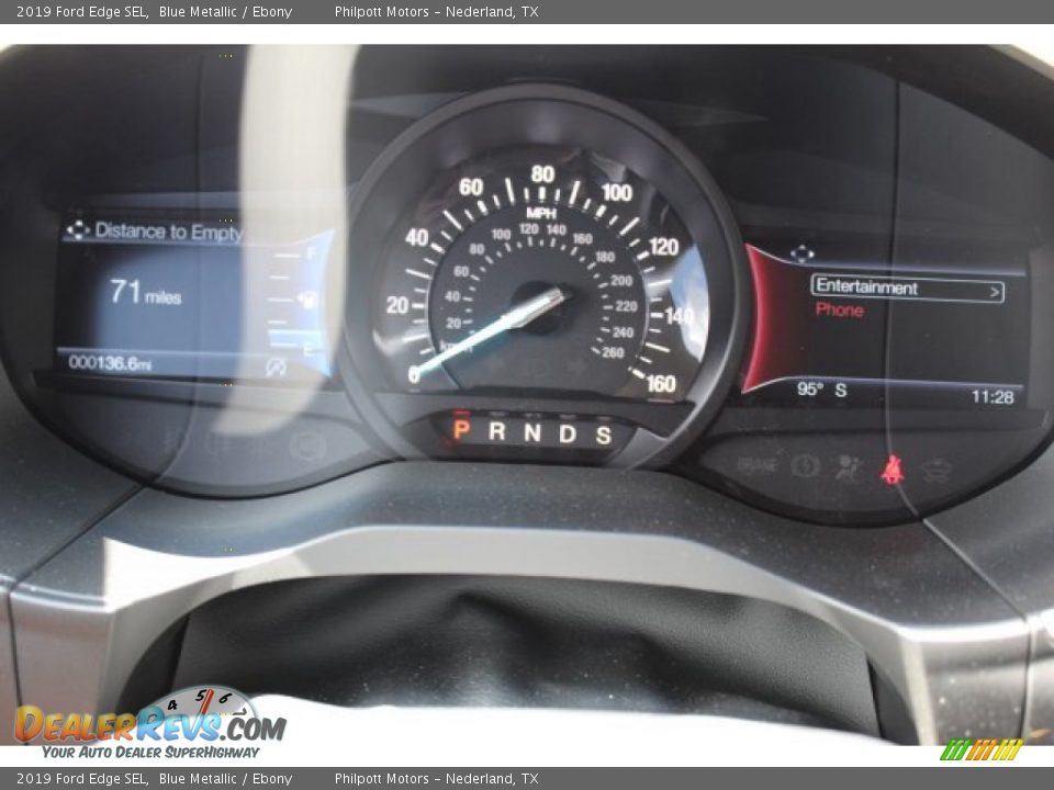 2019 Ford Edge SEL Blue Metallic / Ebony Photo #16