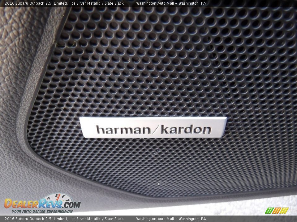 2016 Subaru Outback 2.5i Limited Ice Silver Metallic / Slate Black Photo #14