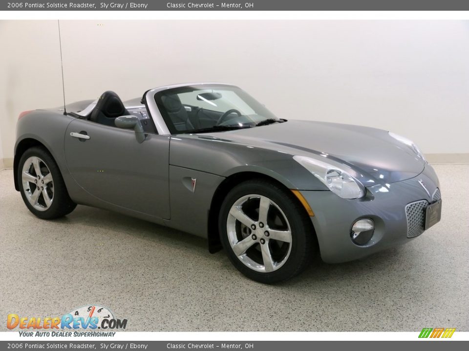 2006 Pontiac Solstice Roadster Sly Gray / Ebony Photo #1
