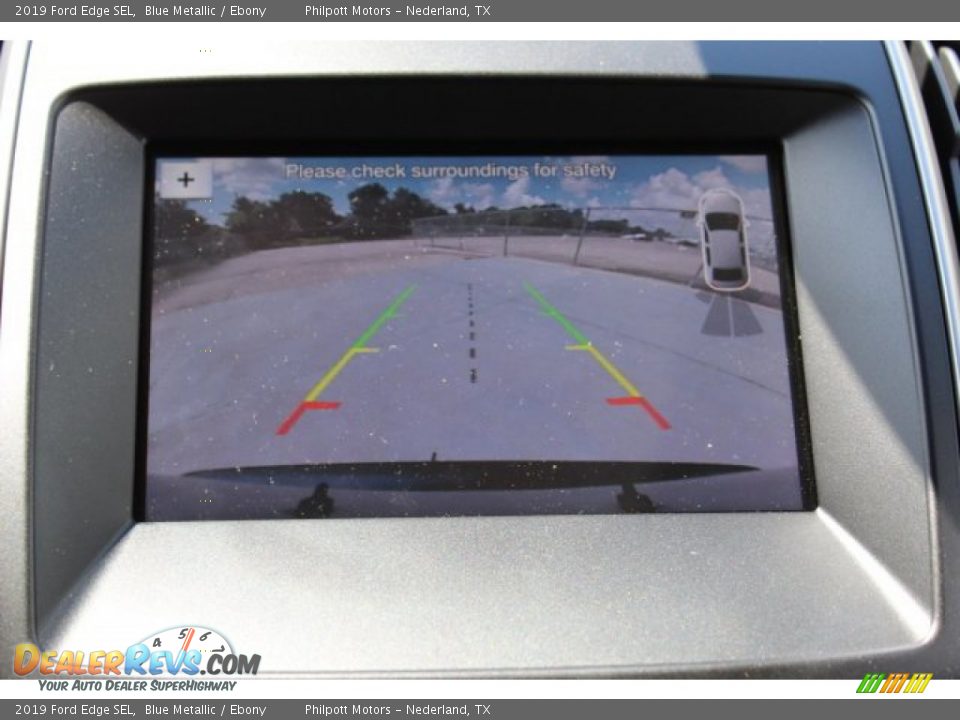 2019 Ford Edge SEL Blue Metallic / Ebony Photo #21