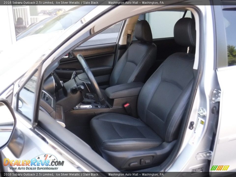 2016 Subaru Outback 2.5i Limited Ice Silver Metallic / Slate Black Photo #17