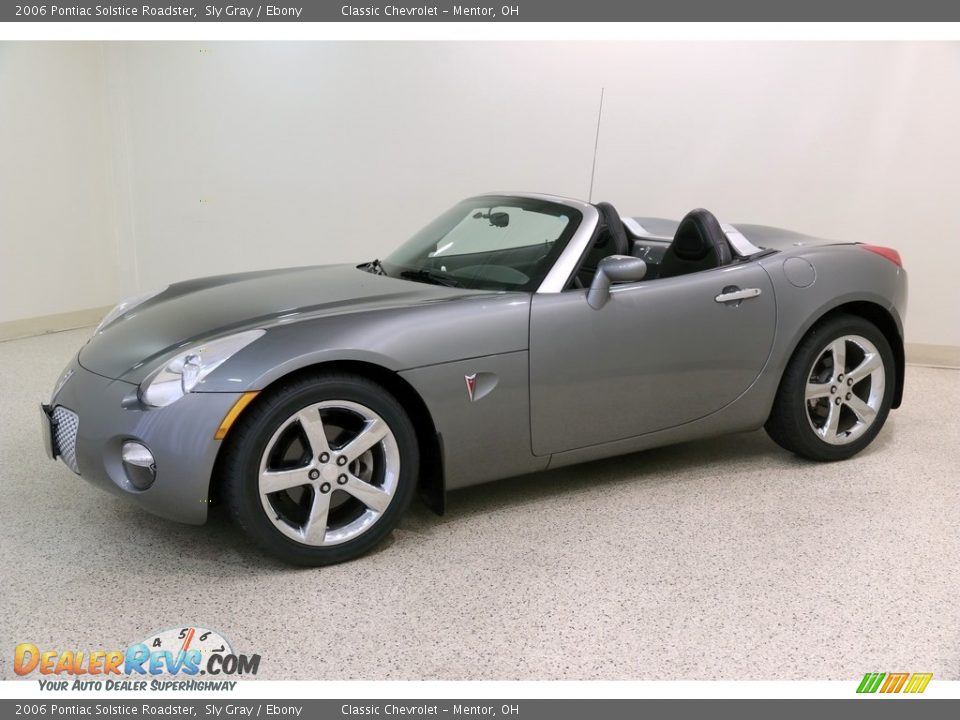 2006 Pontiac Solstice Roadster Sly Gray / Ebony Photo #4