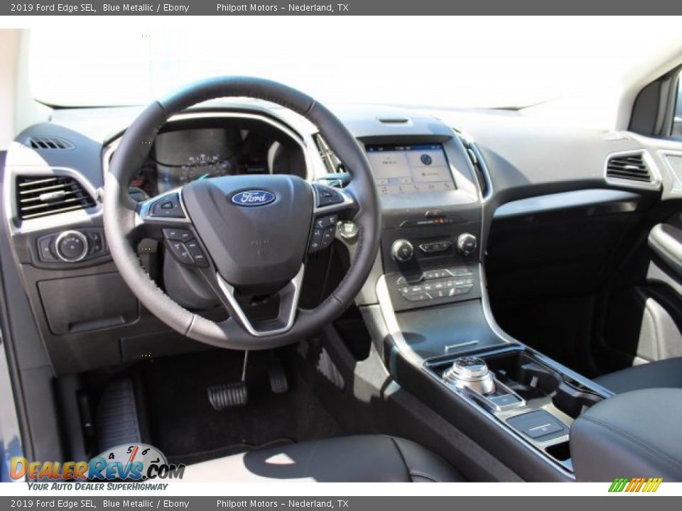 2019 Ford Edge SEL Blue Metallic / Ebony Photo #22