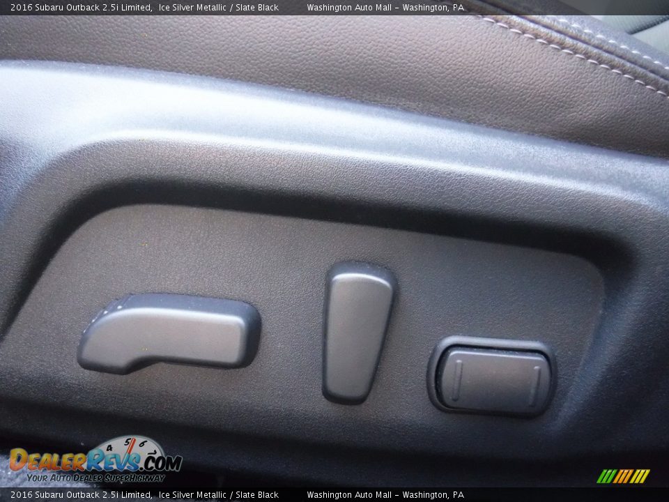 2016 Subaru Outback 2.5i Limited Ice Silver Metallic / Slate Black Photo #18