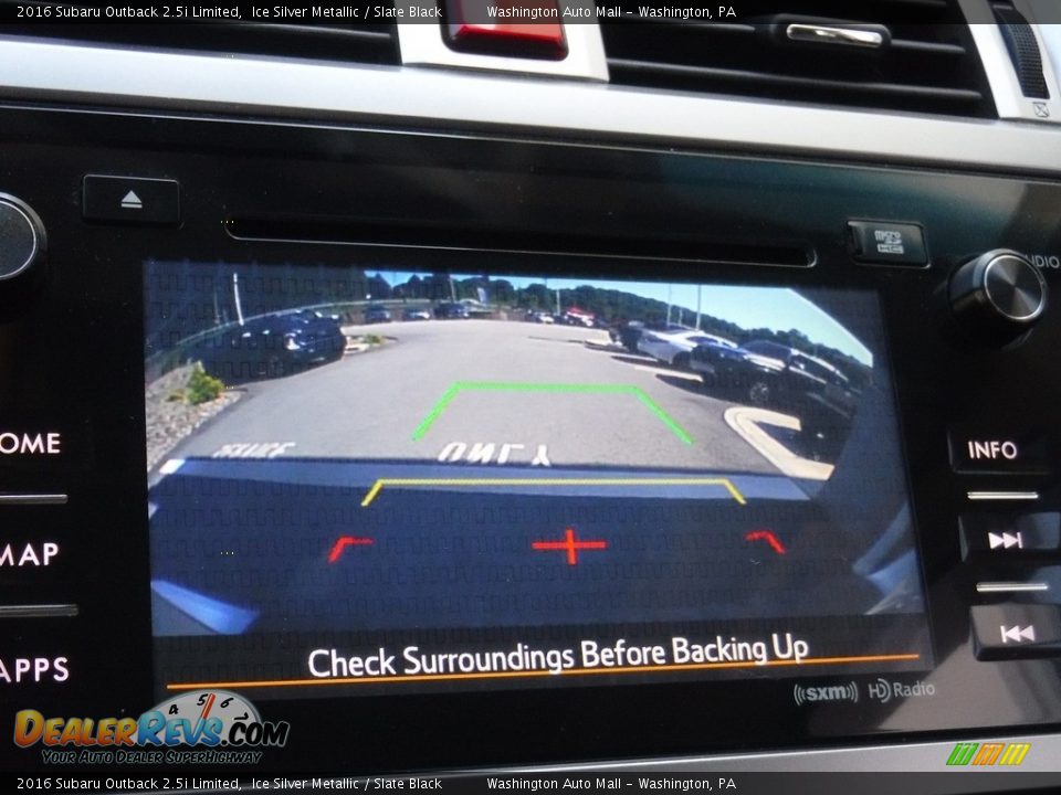 2016 Subaru Outback 2.5i Limited Ice Silver Metallic / Slate Black Photo #20