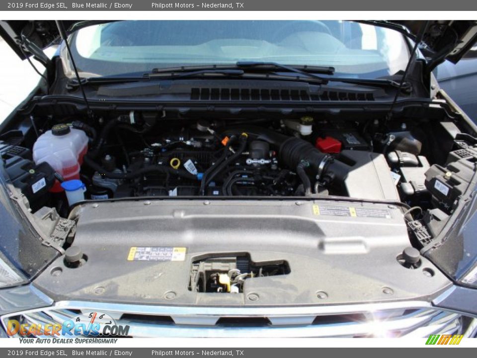 2019 Ford Edge SEL Blue Metallic / Ebony Photo #26