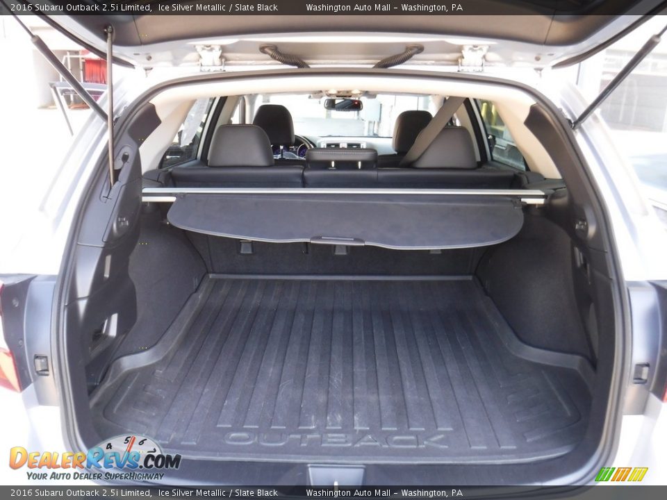 2016 Subaru Outback 2.5i Limited Ice Silver Metallic / Slate Black Photo #26