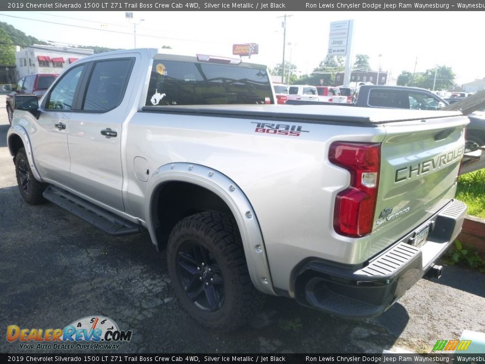 2019 Chevrolet Silverado 1500 LT Z71 Trail Boss Crew Cab 4WD Silver Ice Metallic / Jet Black Photo #3