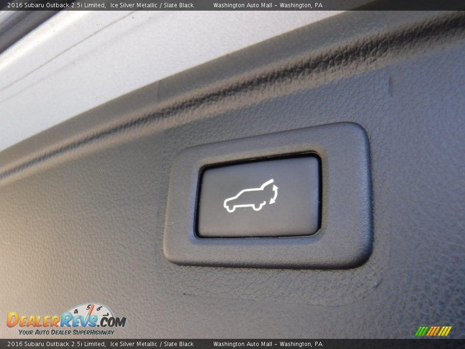 2016 Subaru Outback 2.5i Limited Ice Silver Metallic / Slate Black Photo #27