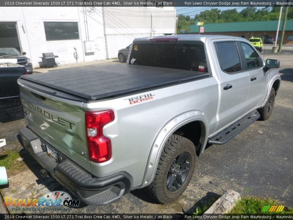 2019 Chevrolet Silverado 1500 LT Z71 Trail Boss Crew Cab 4WD Silver Ice Metallic / Jet Black Photo #5