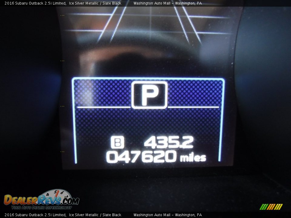 2016 Subaru Outback 2.5i Limited Ice Silver Metallic / Slate Black Photo #30