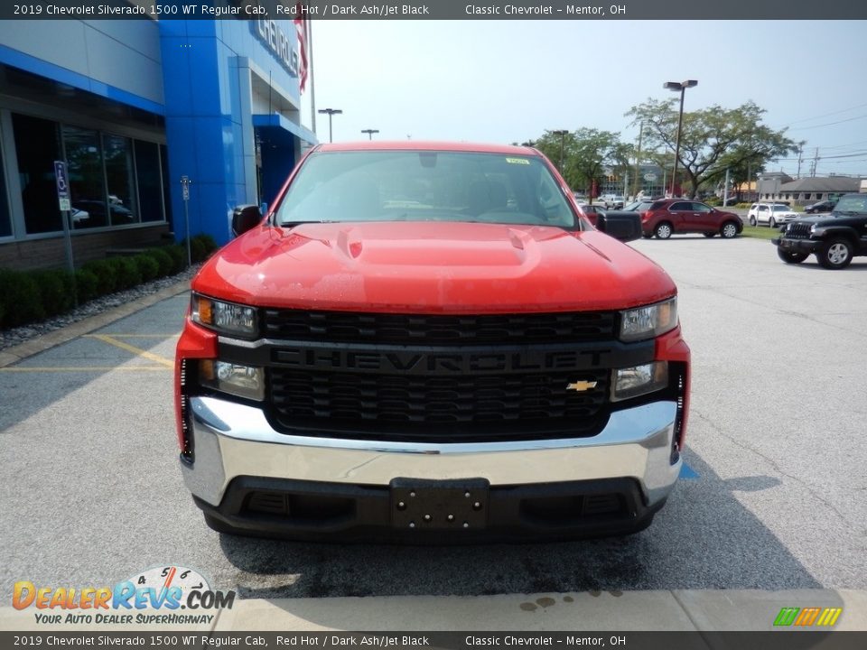 2019 Chevrolet Silverado 1500 WT Regular Cab Red Hot / Dark Ash/Jet Black Photo #2