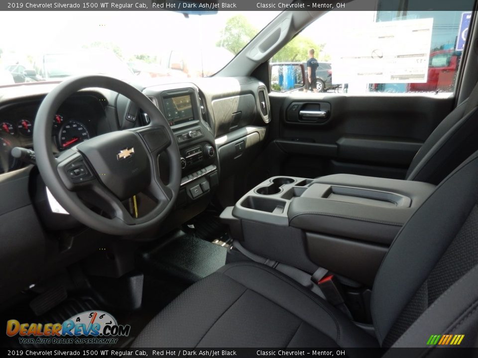 Dark Ash/Jet Black Interior - 2019 Chevrolet Silverado 1500 WT Regular Cab Photo #6