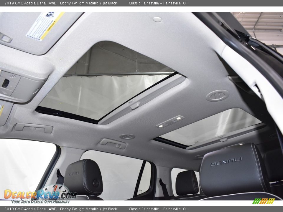2019 GMC Acadia Denali AWD Ebony Twilight Metallic / Jet Black Photo #6