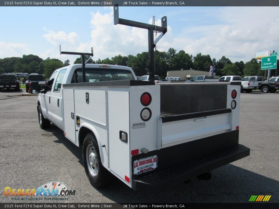 2015 Ford F250 Super Duty XL Crew Cab Oxford White / Steel Photo #3