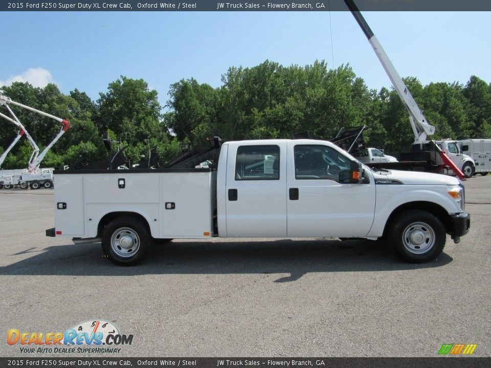 2015 Ford F250 Super Duty XL Crew Cab Oxford White / Steel Photo #6