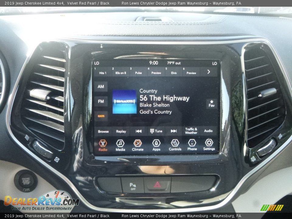 2019 Jeep Cherokee Limited 4x4 Velvet Red Pearl / Black Photo #16