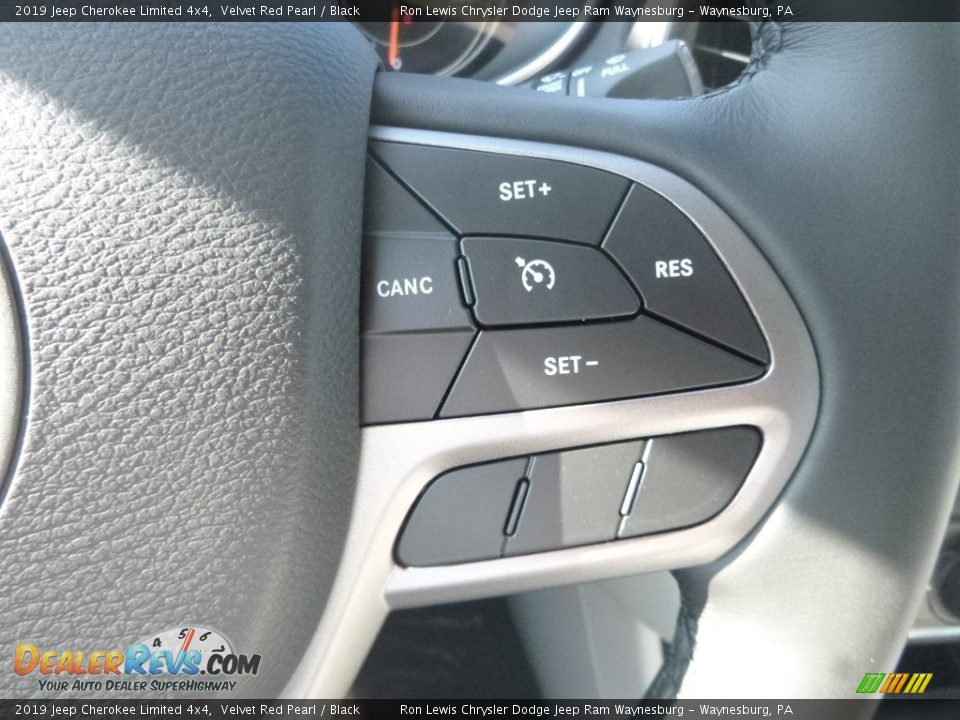 2019 Jeep Cherokee Limited 4x4 Velvet Red Pearl / Black Photo #18