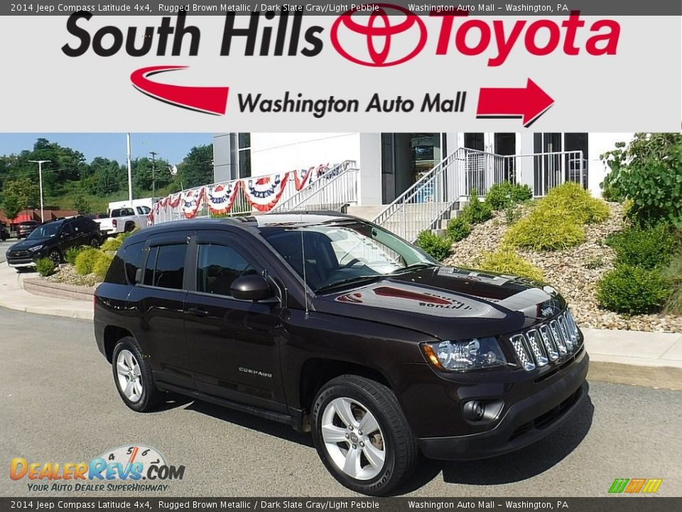 2014 Jeep Compass Latitude 4x4 Rugged Brown Metallic / Dark Slate Gray/Light Pebble Photo #1