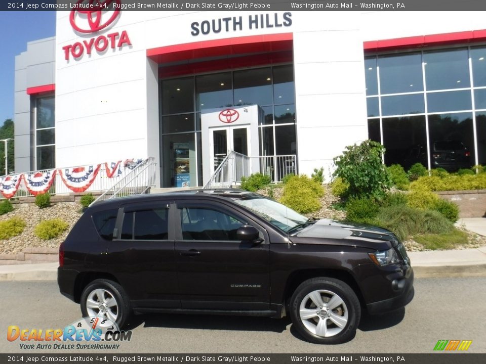 2014 Jeep Compass Latitude 4x4 Rugged Brown Metallic / Dark Slate Gray/Light Pebble Photo #2