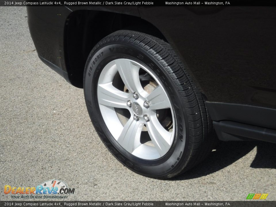 2014 Jeep Compass Latitude 4x4 Rugged Brown Metallic / Dark Slate Gray/Light Pebble Photo #3