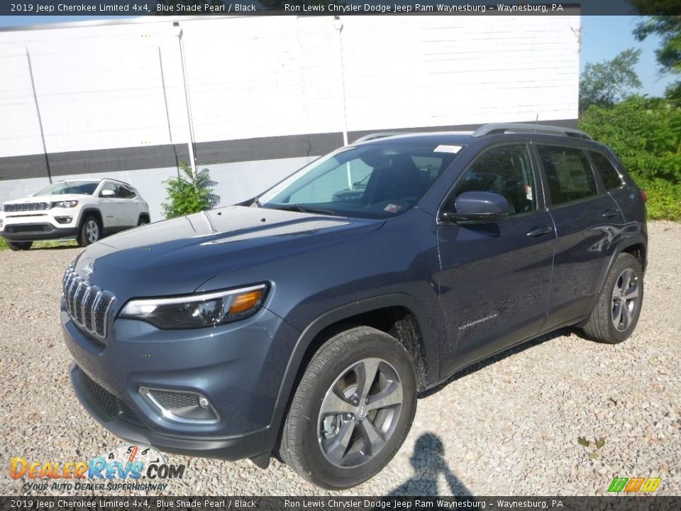 2019 Jeep Cherokee Limited 4x4 Blue Shade Pearl / Black Photo #1