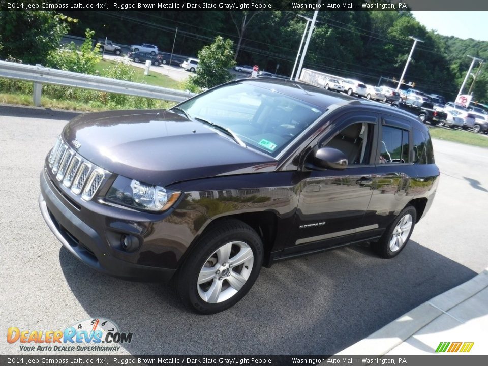2014 Jeep Compass Latitude 4x4 Rugged Brown Metallic / Dark Slate Gray/Light Pebble Photo #6