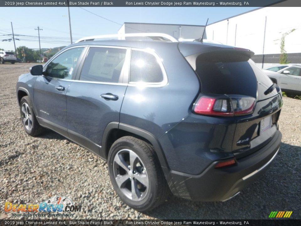 2019 Jeep Cherokee Limited 4x4 Blue Shade Pearl / Black Photo #3