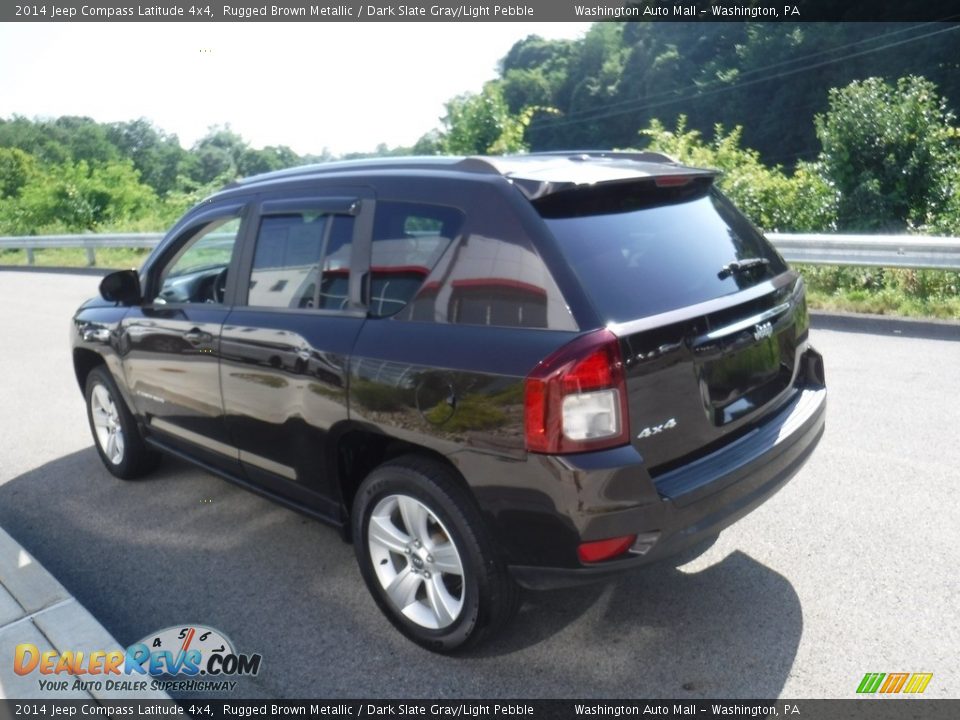 2014 Jeep Compass Latitude 4x4 Rugged Brown Metallic / Dark Slate Gray/Light Pebble Photo #7