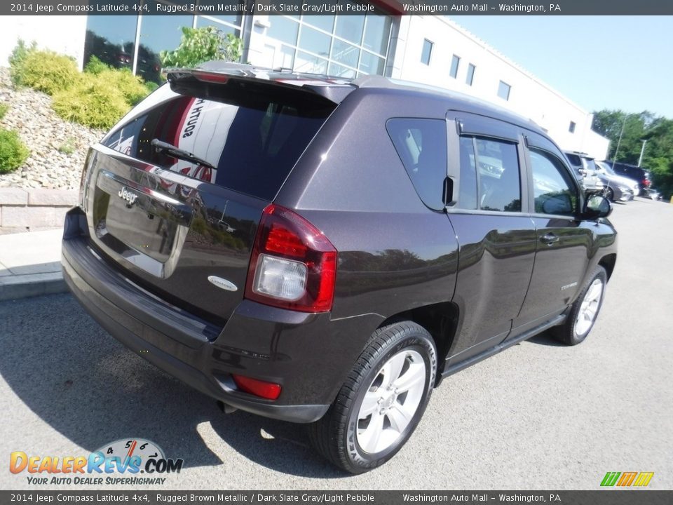 2014 Jeep Compass Latitude 4x4 Rugged Brown Metallic / Dark Slate Gray/Light Pebble Photo #9