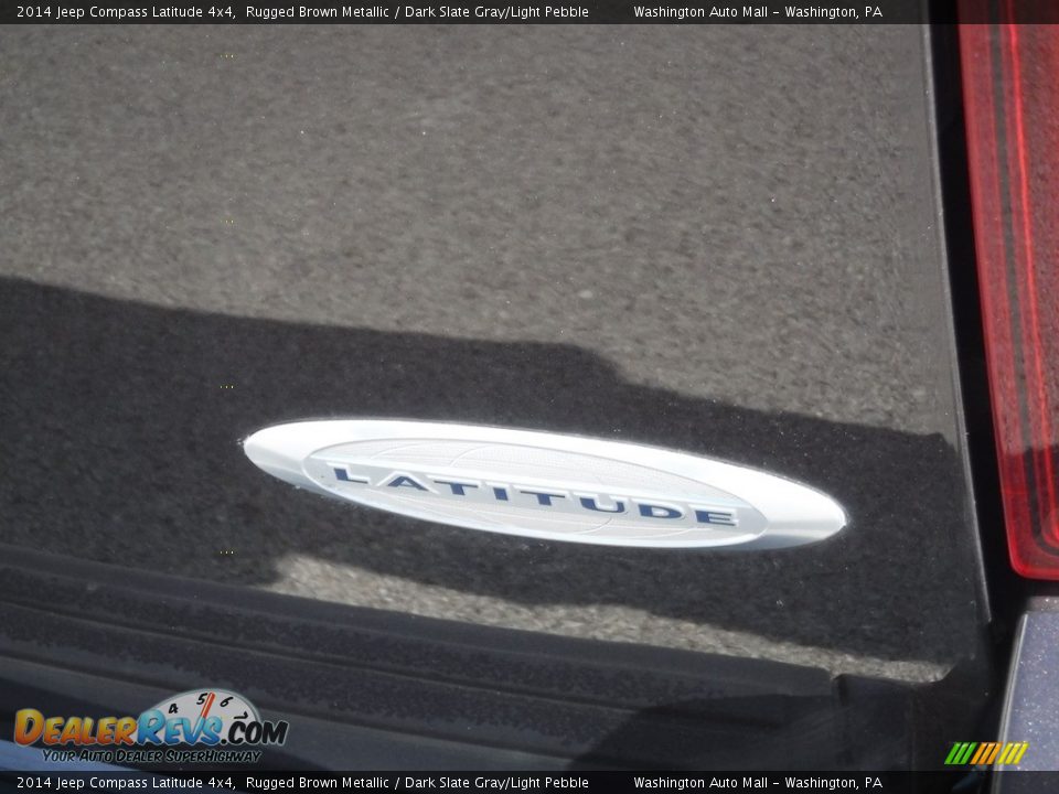 2014 Jeep Compass Latitude 4x4 Rugged Brown Metallic / Dark Slate Gray/Light Pebble Photo #10