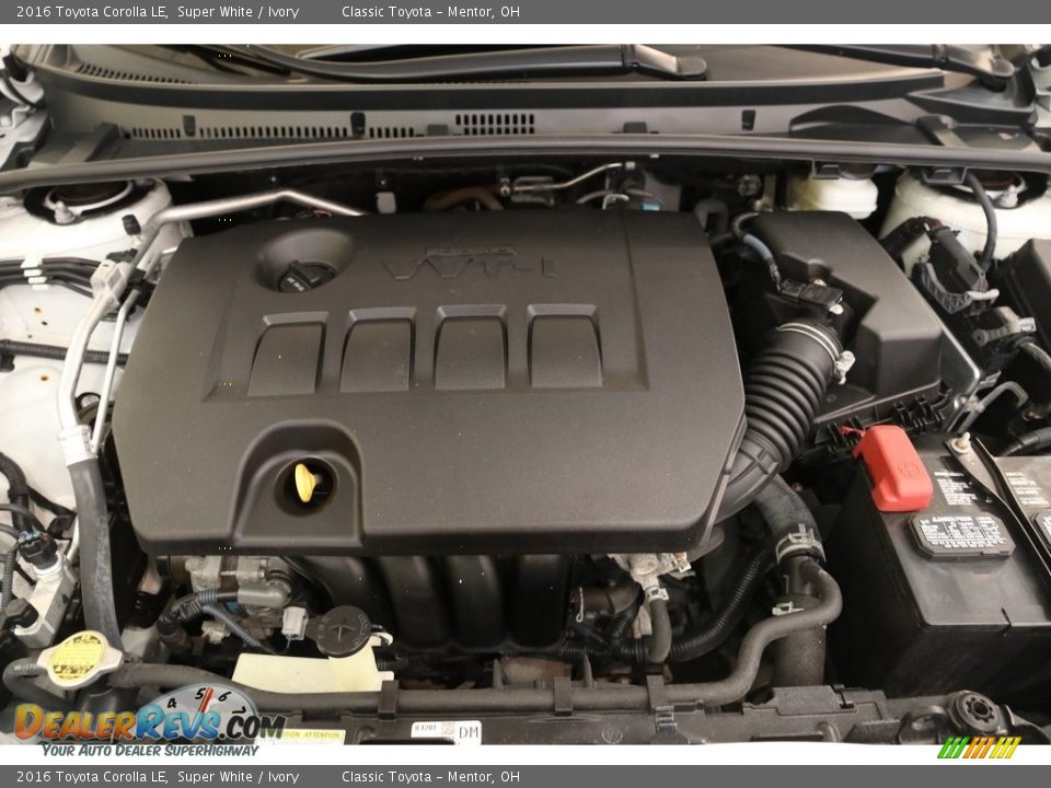 2016 Toyota Corolla LE Super White / Ivory Photo #18