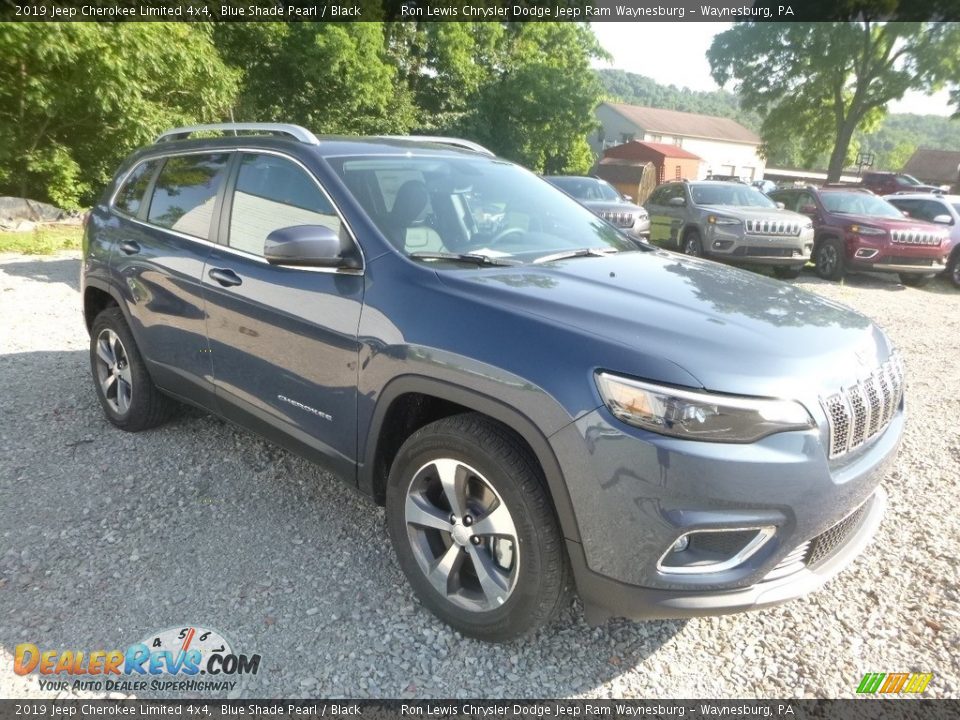 2019 Jeep Cherokee Limited 4x4 Blue Shade Pearl / Black Photo #7