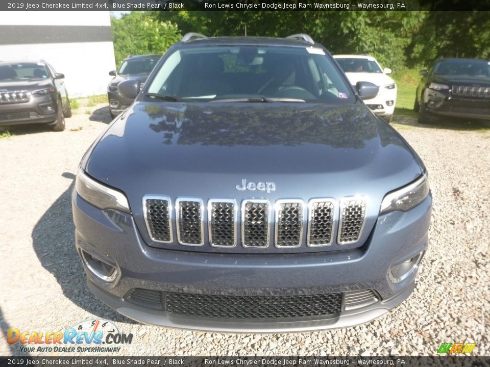 2019 Jeep Cherokee Limited 4x4 Blue Shade Pearl / Black Photo #8