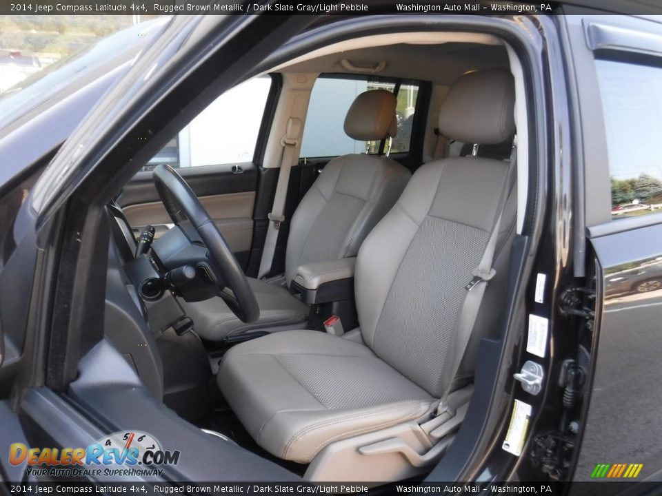 2014 Jeep Compass Latitude 4x4 Rugged Brown Metallic / Dark Slate Gray/Light Pebble Photo #14