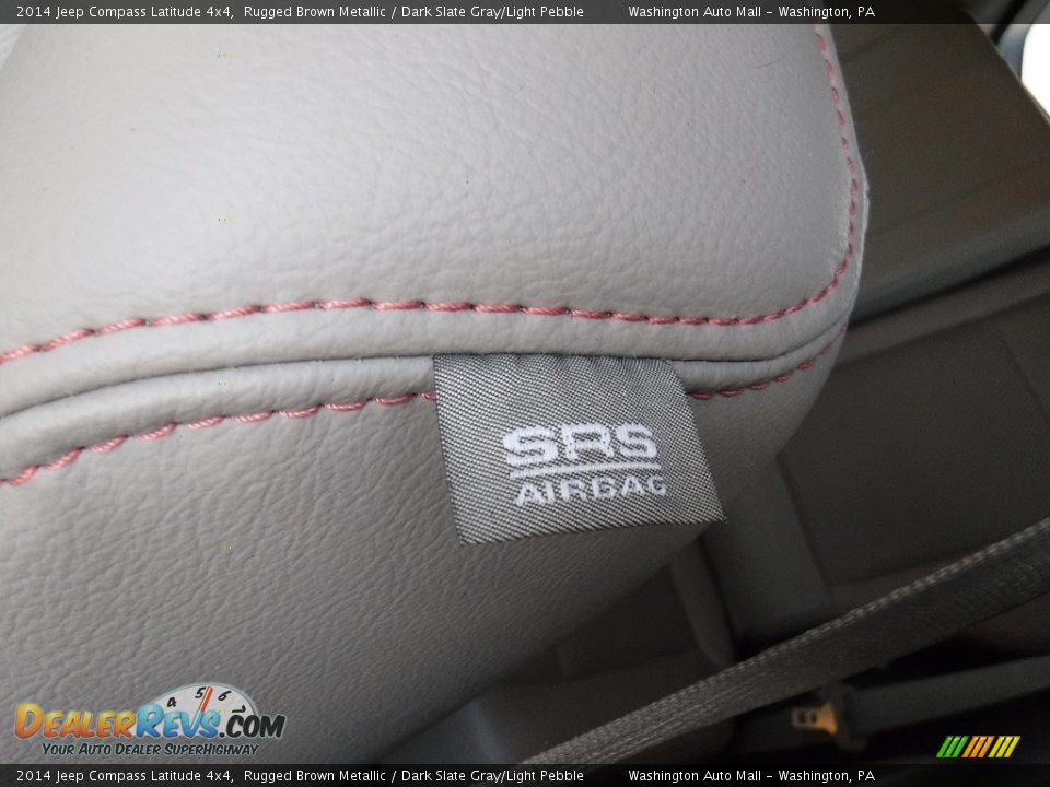 2014 Jeep Compass Latitude 4x4 Rugged Brown Metallic / Dark Slate Gray/Light Pebble Photo #15