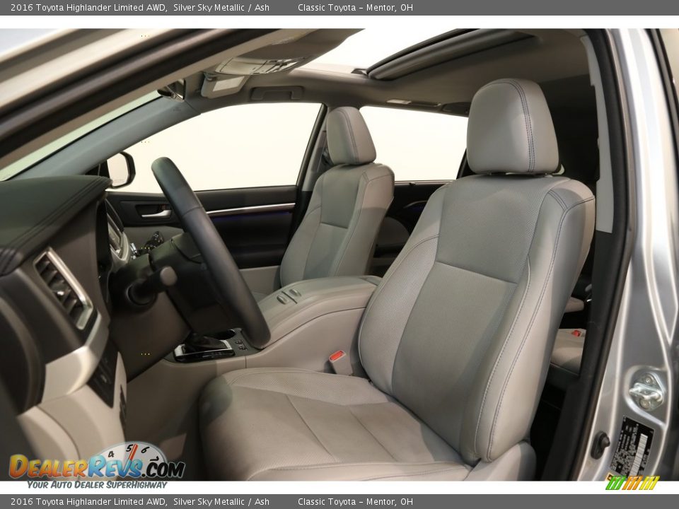 2016 Toyota Highlander Limited AWD Silver Sky Metallic / Ash Photo #5