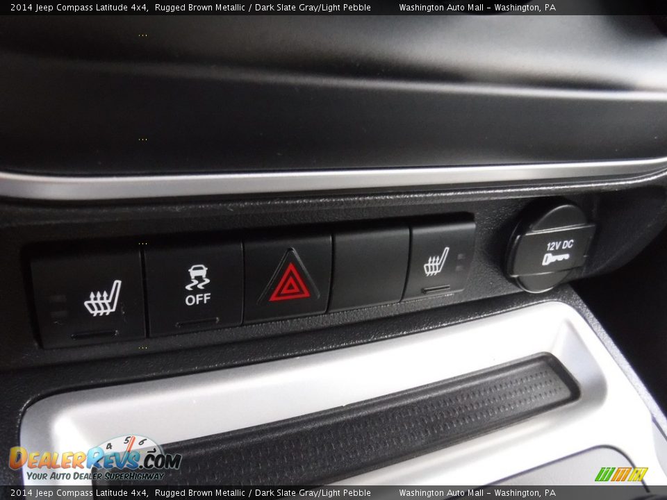 2014 Jeep Compass Latitude 4x4 Rugged Brown Metallic / Dark Slate Gray/Light Pebble Photo #17