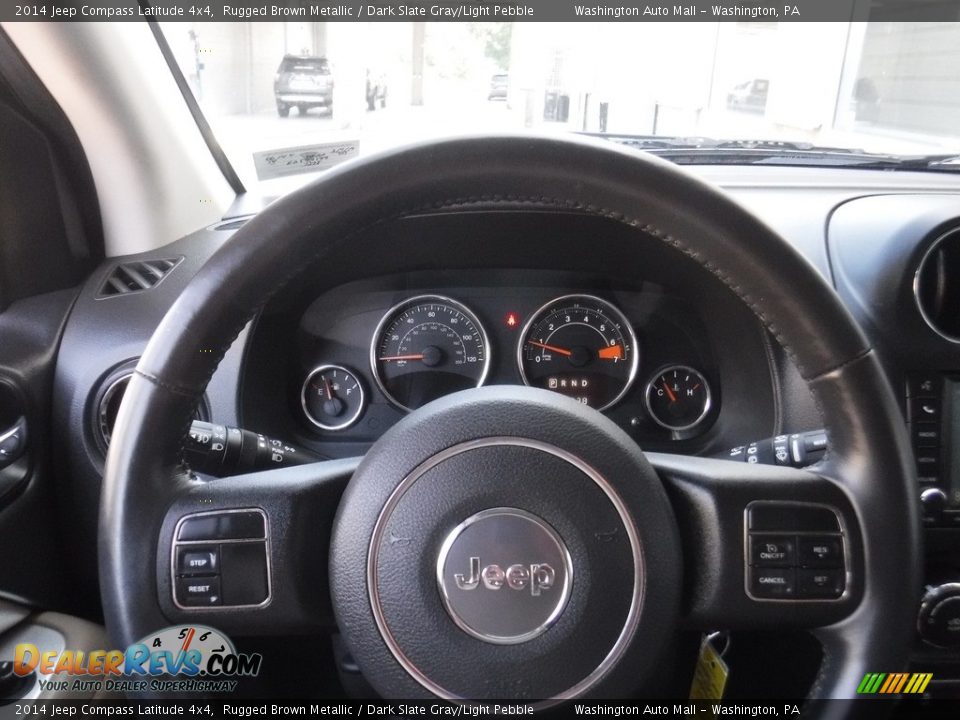 2014 Jeep Compass Latitude 4x4 Rugged Brown Metallic / Dark Slate Gray/Light Pebble Photo #18