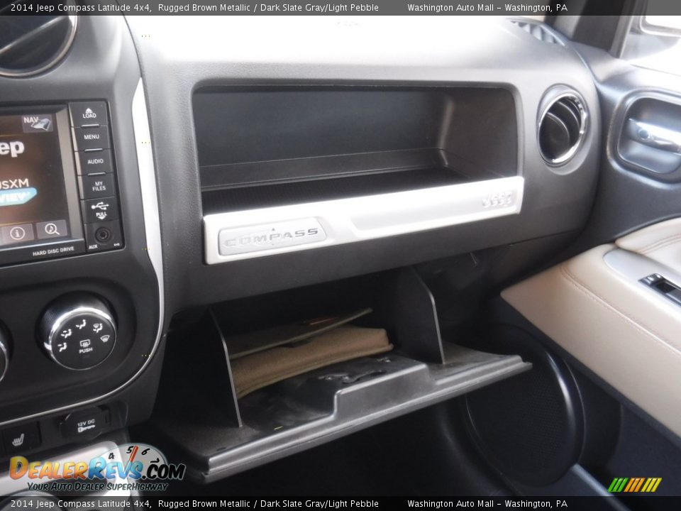 2014 Jeep Compass Latitude 4x4 Rugged Brown Metallic / Dark Slate Gray/Light Pebble Photo #23