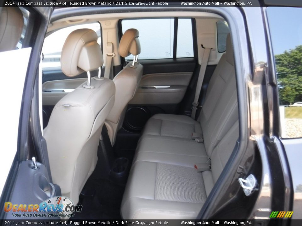 2014 Jeep Compass Latitude 4x4 Rugged Brown Metallic / Dark Slate Gray/Light Pebble Photo #24