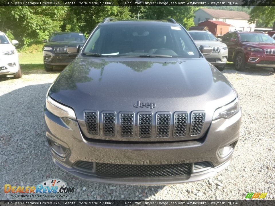 2019 Jeep Cherokee Limited 4x4 Granite Crystal Metallic / Black Photo #8