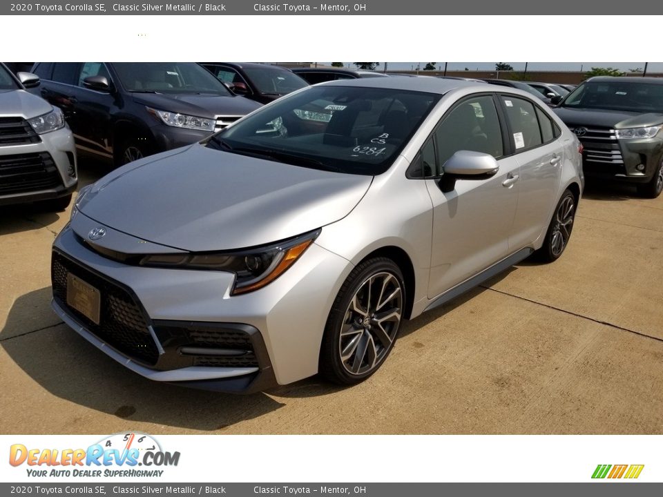 2020 Toyota Corolla SE Classic Silver Metallic / Black Photo #1