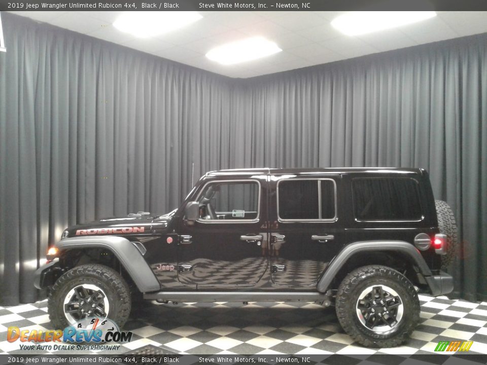 2019 Jeep Wrangler Unlimited Rubicon 4x4 Black / Black Photo #1