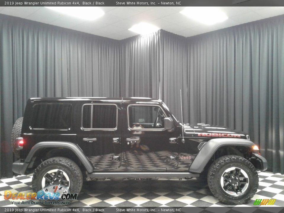 2019 Jeep Wrangler Unlimited Rubicon 4x4 Black / Black Photo #5