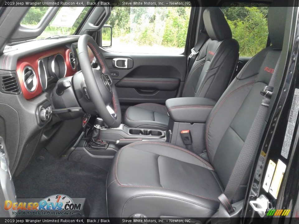 2019 Jeep Wrangler Unlimited Rubicon 4x4 Black / Black Photo #10