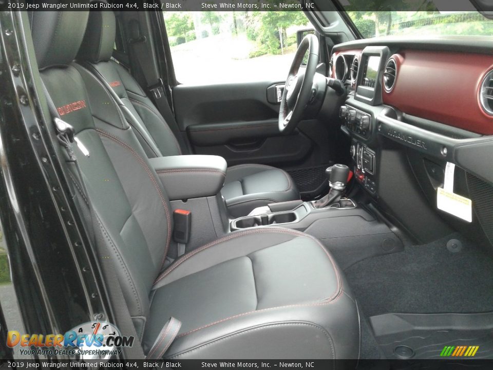 2019 Jeep Wrangler Unlimited Rubicon 4x4 Black / Black Photo #15