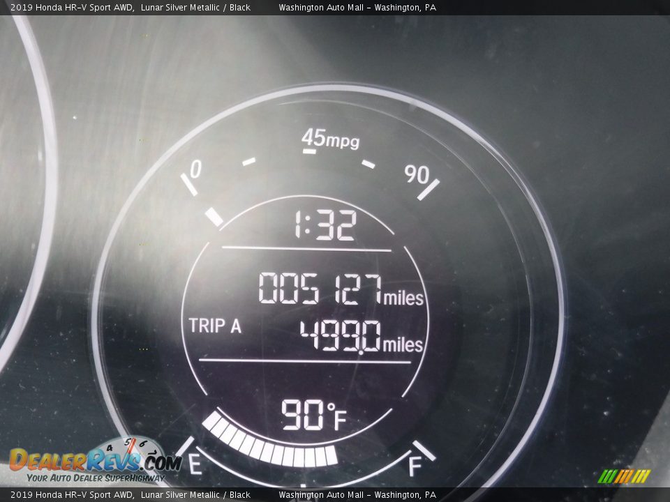 2019 Honda HR-V Sport AWD Lunar Silver Metallic / Black Photo #25